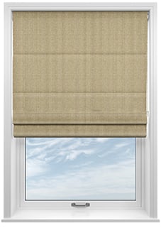 Laguna Weave, Eucalyptus Mist - Twist&Fit Roman Blind